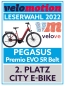 Preview: Pegasus Premio EVO 5R Belt velomotion Siegel