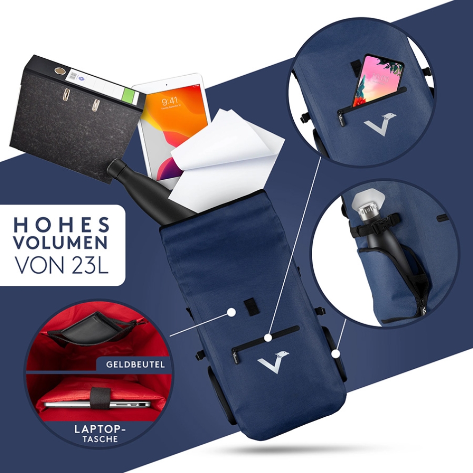 Valkental ValkPro 3in1 - Fahrradtasche als Multitalent