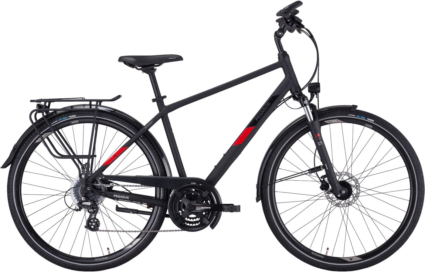 Pegasus Solero SL Disc 24 Herren schwarz