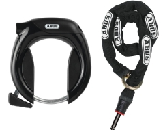 Abus 4960 NR Rahmenschloss + Kettenschloss 6KS